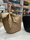 Litchi Embossed Shoulder Tote Bag with Inner Pouch